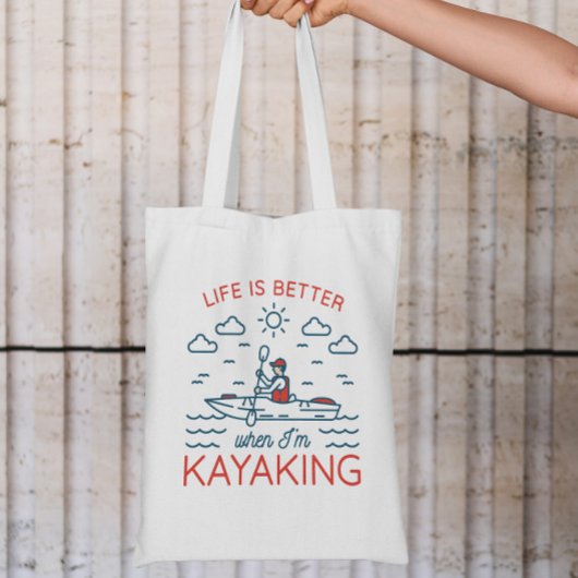 Tote Bag Citation de Kayak Love