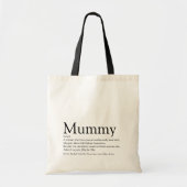 Tote Bag Citation de la meilleure définition de maman du mo (Devant)