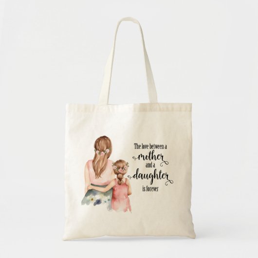 Tote Bag Citation de la mère et de la fille (Devant)