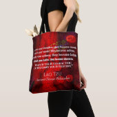 Tote Bag Citation de l'ancien philosophe chinois (De près)