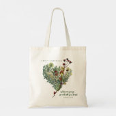 Tote Bag Citation de l'aventure de la mignonne dame dans le (Dos)