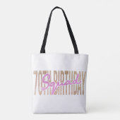 Tote Bag Citation de l'équipe du 70e anniversaire (Dos)