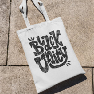 Tote Bag Citation de l'unité noire