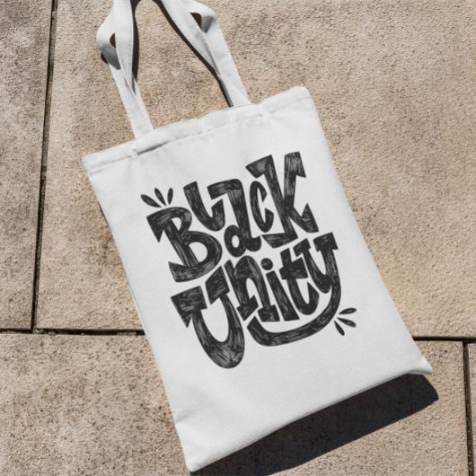 Tote Bag Citation de l'unité noire