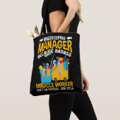 Tote Bag Citation de nettoyage de la maison de travail pour (De près)