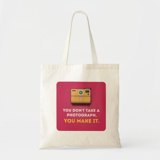 Tote Bag Citation De Photo Drôle (Devant)