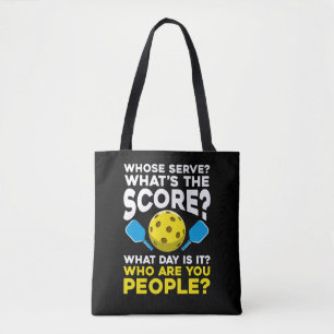 Tote Bag Citation de Pickleball hilarant Athlètes Sport Hum