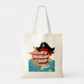 Tote Bag Citation de pirate (Dos)