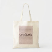 Tote Bag Citation de Poldark (Devant)