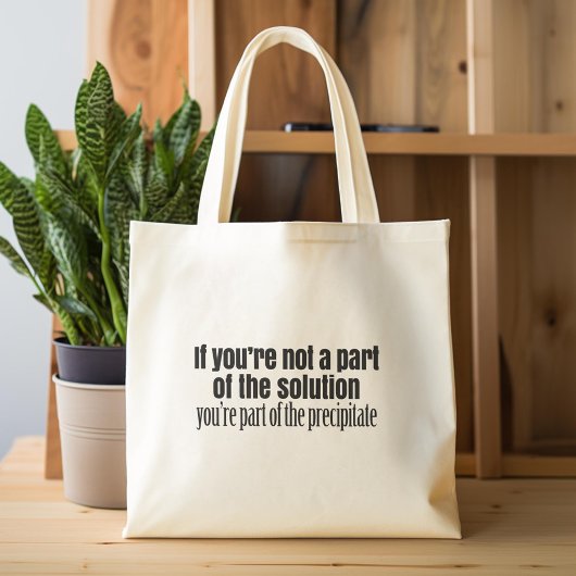 Tote Bag Citation de professeur de chimie amusante