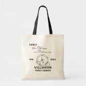 Tote Bag Citation de souvenir de réunion de famille (Devant)