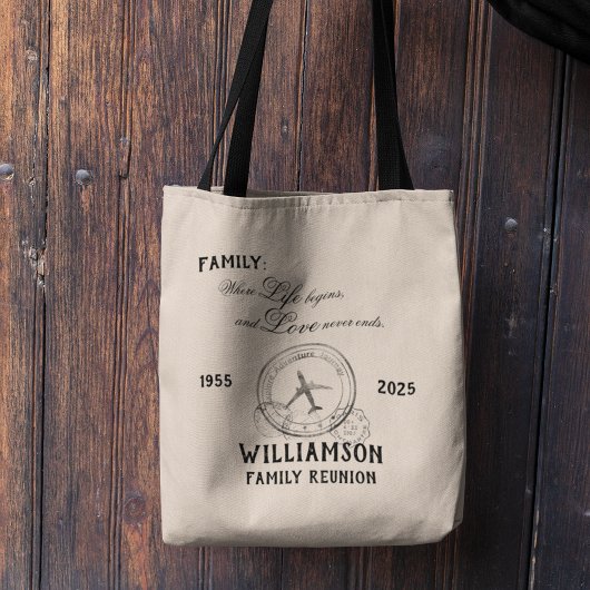 Tote Bag Citation de souvenir de réunion de famille
