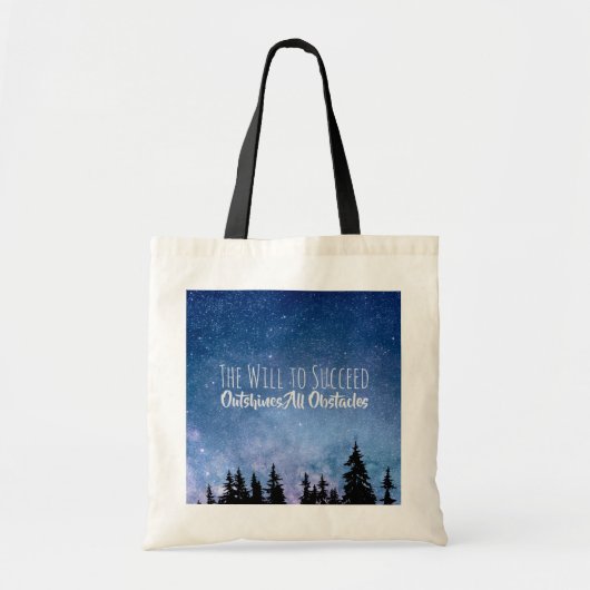 Tote Bag Citation de succès Motivationnel Objectifs d'inspi (Devant)