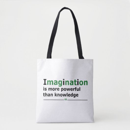 Tote Bag Citation de vie motivante (Devant)