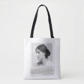 Tote Bag Citation de Virginia Woolf - Icônes de l'histoire  (Devant)