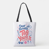Tote Bag Citation d'enseignant drôle d'été (Dos)