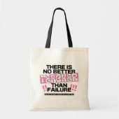 Tote Bag Citation d'enseignant Rose Rétro (Devant)
