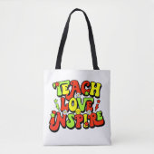 Tote Bag Citation d'enseignement inspirant (Devant)