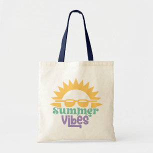 Tote Bag Citation d'été Boho Retro