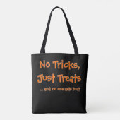 Tote Bag Citation D'Halloween Pas De Trucs Juste Traite (Dos)