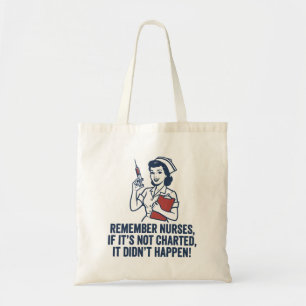 Tote Bag Citation d'infirmière drôle Vintage Rétro Soins in