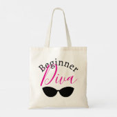 Tote Bag Citation drôle de diva débutante (Dos)