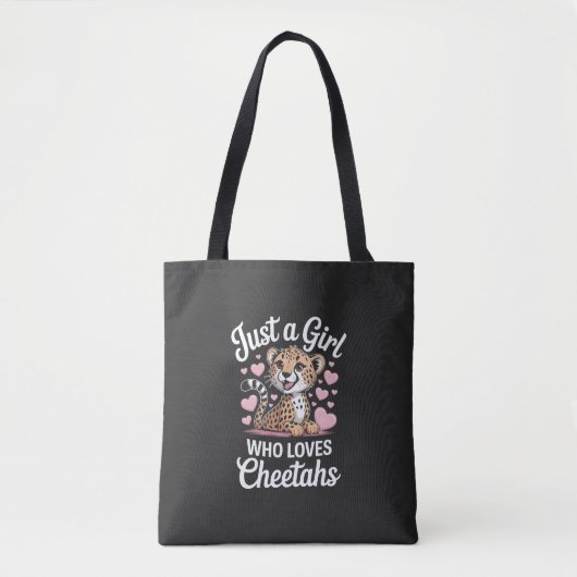Tote Bag Citation drôle de guépard (Devant)