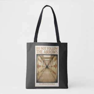 Tote Bag Citation drôle et sarcastique "Ne suivez pas les f
