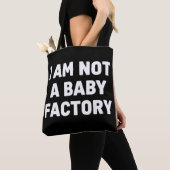 Tote Bag Citation drôle et sarcastique sur la maternité (De près)