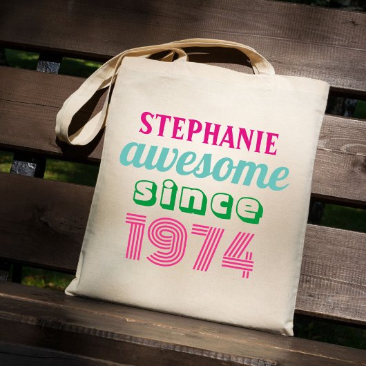 Tote Bag Citation drôle pour 50 ans 