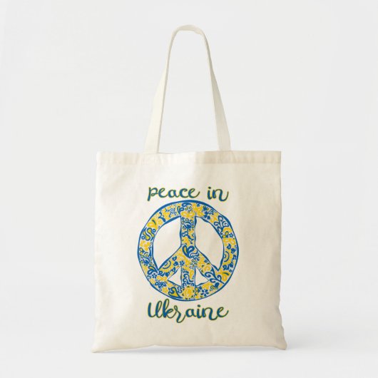 Tote Bag Citation du signe de la paix du Pacifique aux coul (Devant)