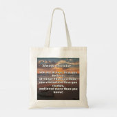 Tote Bag Citation Empath Bravery Positive Encouragement (Dos)
