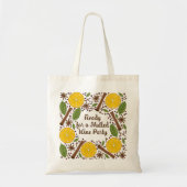 Tote Bag Citation épicée de vin chaud de Noël (Devant)