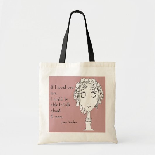 Tote Bag Citation fourre-tout de Jane (Devant)