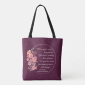 Tote Bag Citation I - Style mignon (Dos)
