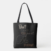 Tote Bag Citation Inspiration - Définir votre avenir (Dos)