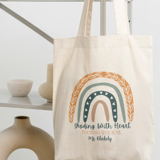 Tote Bag Citation Inspirationnelle Appréciation de l'enseig