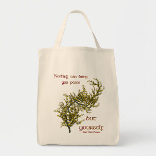 Tote Bag Citation inspirée de paix intérieure