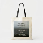 Tote Bag Citation Kierkegaard Life (Devant)