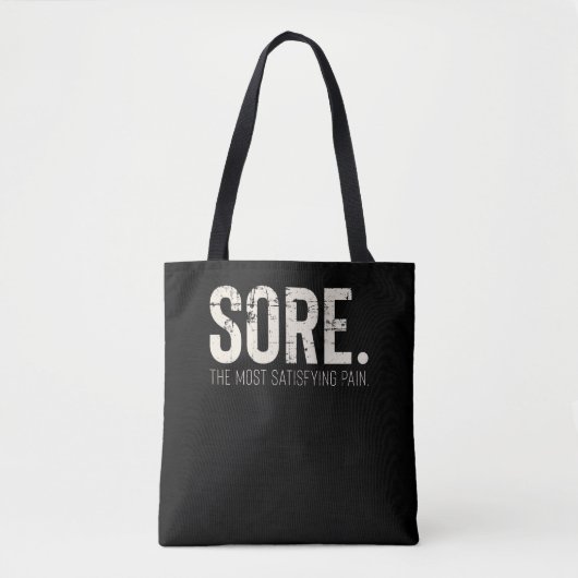 Tote Bag Citation Motivationnelle de fitness Gym Workout (Devant)