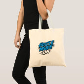 Tote Bag Citation motivationnelle "Mode Bourrin Activé" (Devant (produit))