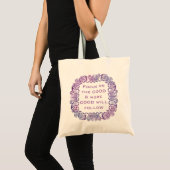 Tote Bag Citation motivationnelle positive Décorative (Devant (produit))