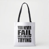 Tote Bag Citation motivationnelle réussie (Devant)