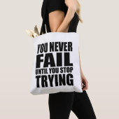 Tote Bag Citation motivationnelle réussie (De près)