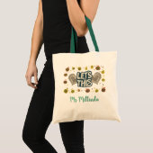 Tote Bag Citation Motivationnelle Tableau pour Enseignant P (Devant (produit))