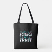 Tote Bag Citation 'Nous croyons en la Science' - Enseignant (Dos)
