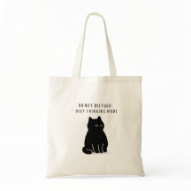 Citation personnalisée Chat Noir Mode Réflexion Pr