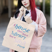 Tote Bag Citation Platon Littéraire Merch Bookish
