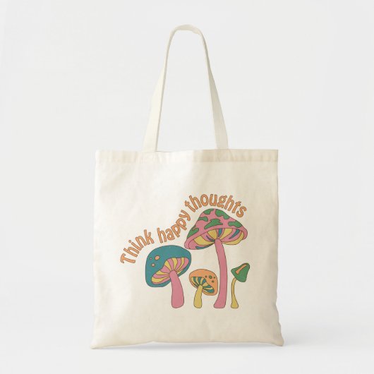 Tote Bag Citation positive de Hippie rétro (Devant)