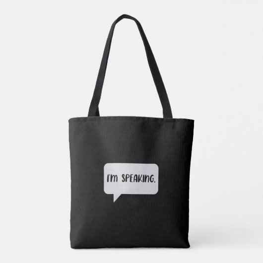 Tote Bag Citation que je dis (Dos)